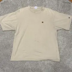 Champion チャンピオン Tシャツ ベージュ L