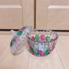【早い者勝ち】キャンディポット　ガラス　カップ　小物入れ