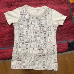 スヌーピー コミックプリント 半袖Tシャツ Sサイズ