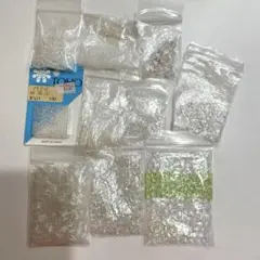 TOHO 丸ビーズ　角ビーズ　竹ビーズ　クリア系 その他　約10種類　まとめ売り