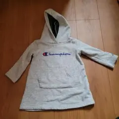 Champion フード付きトレーナー グレー