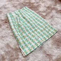 ✨オールドイングランド✨ (38) 膝丈スカート チェック柄 きれいめ 日本製