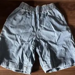 GU 未使用品デニムブルー ハーフパンツ 120cm~