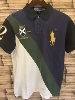 POLO RALPH LAUREN ビッグポニーポロシャツ ブラックウォッチ　L