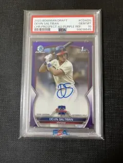 Devin Saltiban 1st bowman auto PSA10