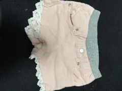 CLASSIC ピンク レース付きショートパンツ