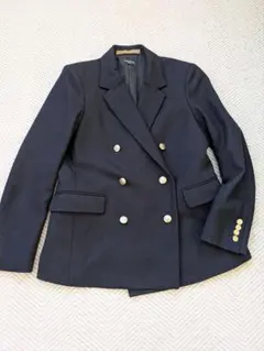 ジャーナルスタンダード レサージュ ウール ブレザー 金ボタン ダブル M 38