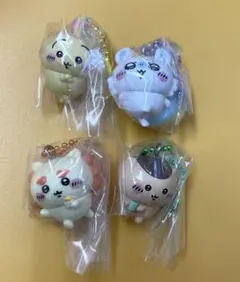 ちいかわ マスコットつきビスケット うさぎ シーサー モモンガ　くりまんじゅう