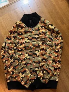 【激レア】PUMA プーマ / スカジャン風 ブルゾン カモ柄 黒 オークション