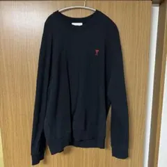 鑑定あり100%正規品 AmiParis ハートロゴスウェット XL アミパリス