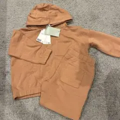 H＆M セットアップ ブラウン パーカー サイズ120