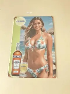 RICARD リカール ブリキ看板 インテリア