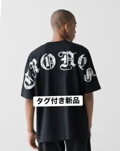 CRONOS Tシャツ ブラック だるまプリント CRONOS Tシャツ ブラック だるまプリント - メルカリ