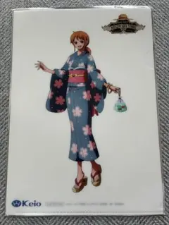 京王百貨店 麦スト ナミ　クリアファイル　ワンピース