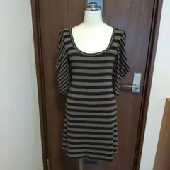 最終再値下げ美品MERCURY DUOアンゴラ入りワンピース