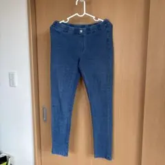 AOTENG デニム風 ストレッチパンツ ウエストゴム