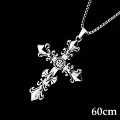 十字架 アンティーク ゴシック クロス シルバー ネックレス y2k グランジ