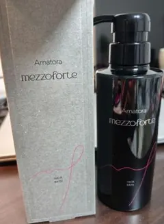 【新品未使用】Amatora mezzoforte ヘアバス 黒のサムネイル