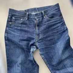 M ストレートデニム ダークブルー