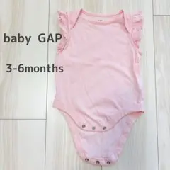 babyGAP フリル ロンパース ピンク 60