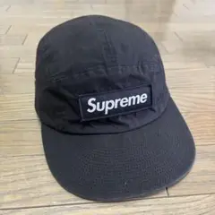 Supreme 黒 キャップ