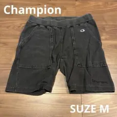 【Champion】スウェットショートパンツ ブラック Mサイズのサムネイル