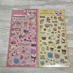 正規品 チェゴシム×サンリオキャラクターズ クリアシール 2枚セット