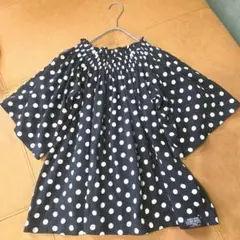 【超美品✨️】NEEDLE WORKS ドット柄 2way オフショルダーのサムネイル