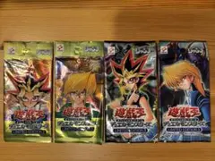 遊戯王 開封済みパック(カードなし)&デッキケースセット