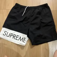 Supreme ショートパンツ ブラック ホワイト