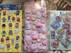 おしりシール ウォーターシール クレヨンしんちゃんシール3枚セット