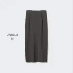 UNIQLO ストレッチダブルフェイスナロースカート　M⚪︎455663