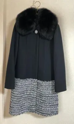 美品】DAMA collection フード付き ツイードコート 千鳥格子 M - メルカリ