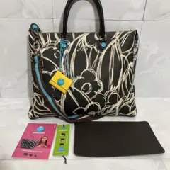 イタリア製　GABS G3 3way ショルダーバッグ　トート　PVC 花柄のサムネイル