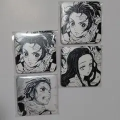 竈門炭治郎 スクエア缶バッジ お楽しみくじ 鬼滅の刃 ダイニング