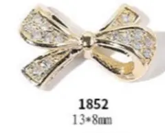 ネイルパーツ ビジュー 韓国　リボン　デカパーツ　ビジューネイル　韓国風ネイル