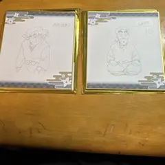 忍たま乱太郎　最強の軍師　トレーディング原画ミニ色紙(土井半助& 山田伝蔵)