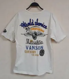 ワ*ヤ様 VANSON フライングスター刺繍 カスタムデザイン Tシャツ XLサ