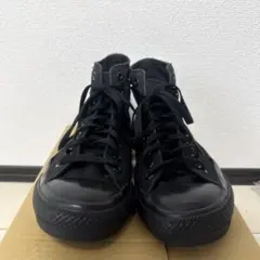 コンバース　ハイカット　オールブラック　モノクローム