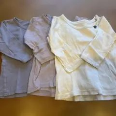 80センチ　綿肌着　オールシーズン素材