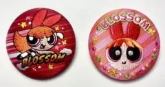 缶バッジ 「パワーパフ ガールズ」 2個セット　新品　送料込み