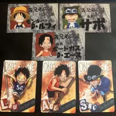 ワンピース ルフィ 名言カルタ カルタ カード 尾田栄一郎 お き 2枚