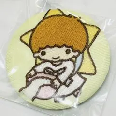 サンリオ リトルツインスターズ 刺繍缶バッジ 希少