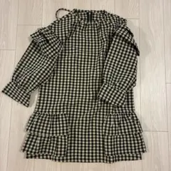 BIRTHDAY BASH チェック柄オフショルダーのサムネイル
