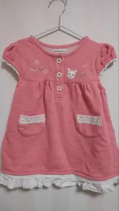 coeur a coeurクーラクールうさちゃんワンピース90cm超美品‼