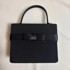 ブラックフォーマルバッグ リボン付き