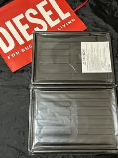 新品未開封DIESELディーゼル　コンテナBOX 黒　2点セット