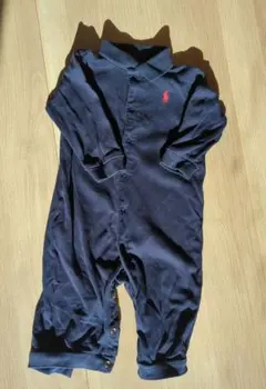 Ralph Lauren ネイビー ロンパース 6M　70センチ