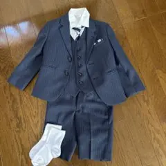 ネイビー ストライプ スーツ 110cm 入園 卒園 入学 七五三