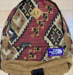 ノースフェイスパープルレーベル THE NORTH FACEキリム柄バックパック